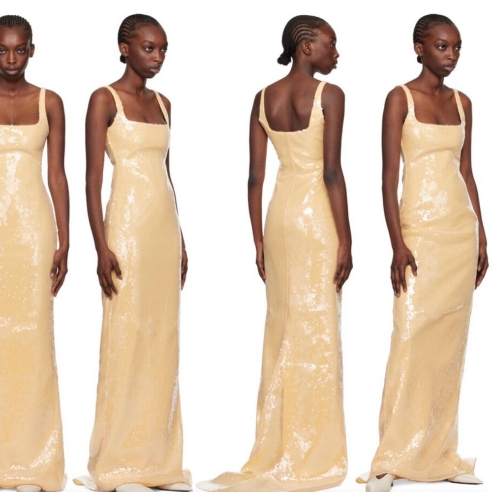 NWT 16Arlington Sequin Electra Gown in Girasole, size UK8/US4